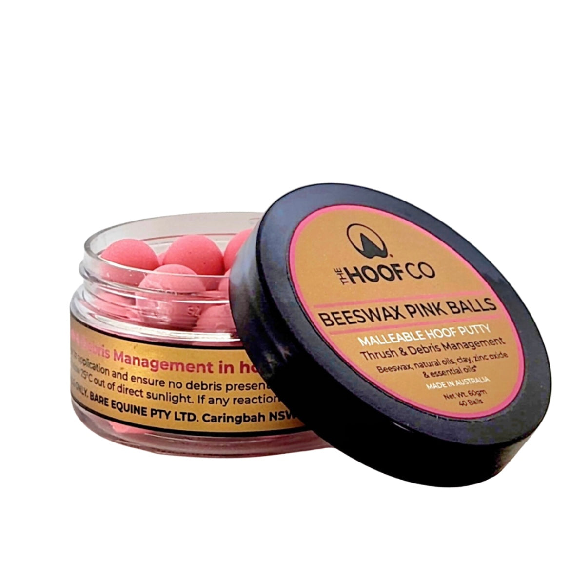 The Hoof Co - Beeswax Pink Balls